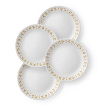 Corelle Dancer &amp; Prancer 8.5&quot; Salad Plates, 4 piece Set - £62.93 GBP