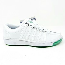 K-Swiss Classic 2000 White Teal Green Kids Size 5 Sneakers 86549 114 - £31.93 GBP