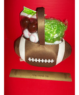 DanDee Easter Basket Kit Plush Dan Dee Football Tote Grass Sport Treat C... - $23.74