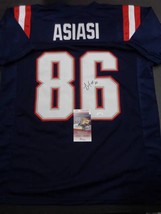 Devin Asiasi New England Patriots Autographed Custom Football Jersey JSA... - £46.12 GBP