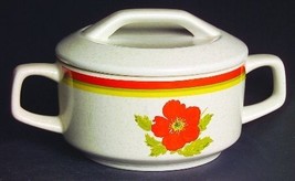 Temper-ware By  Lennox &quot;Fire Flower&quot; Sugar Bowl Pattern USA - $28.92