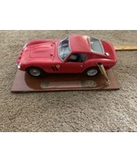 1962 Red Burago Ferrari GTO 1/18 Diecast Model Vintage Collectors Made I... - $74.25