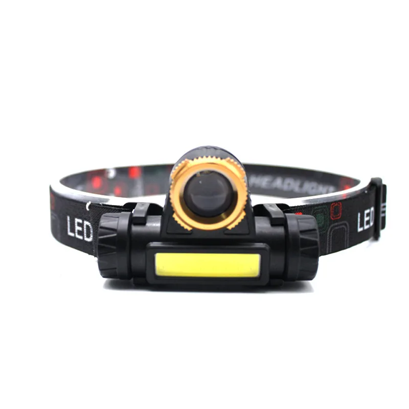 Portable Mini LED Headlamp USB Rechargeable Camping Head Lamp Fishing Headlight - £17.44 GBP