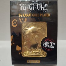 Yugioh Kuriboh Metal Card 24k Gold Plated Ingot Limited Edition Figurine - £23.14 GBP