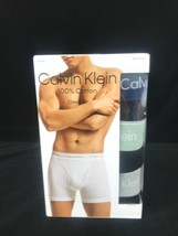 Calvin Klein Men&#39;s Boxer Briefs 3-Pack Classic Fit Cotton Black 2XL New - £20.60 GBP