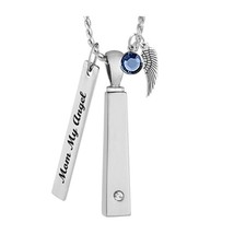 Bar Crystal Jewelry Ash Urn - Love Charms™ Option - £23.94 GBP