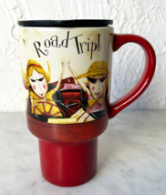 Girls Road Trip! Lang Travel Mug with Lid-16 oz Ceramic Coffee Cup Dan DiPaolo - £14.81 GBP