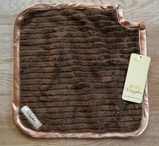 My Blankee Baby Lovey Minky Security Blanket Striped Brown / Bronze - £16.47 GBP