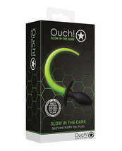 Shots Ouch Puppy Tail Plug - Glow In The Dark - £31.44 GBP