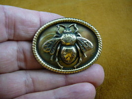 (b-bee-18) Bee bumble bees honey Insect bug bugs lover pin pendant - $17.75