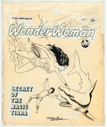 Signed Neal Adams Russ Heath Original Cover Art Wonder Woman Power Recor... - £2,371.11 GBP
