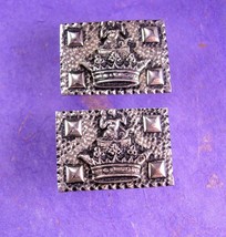 Vintage Nude Mermaid Cuff links Crown CuffLinks mythical goddess siren s... - $175.00