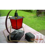 Rare Vintage Russian Soviet USSR Decor Red Lamp - AM Radio about 1980 - £35.84 GBP