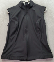 Zero Restriction Golf Outerwear Vest Women&#39;s Medium Black Sleeveless Full Zipper - $23.04