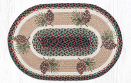 Earth Rugs OP-81 Pinecone Oval Patch 20&quot; x 30&quot; - £38.83 GBP