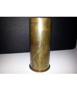 World War 1 German Imperial Navy Brass Cartidge Casing - With Trench Art - £207.05 GBP