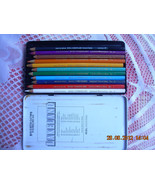 Vintage Lakeland Watercolour 12-pcs pencils set in metal box not complet... - $18.09