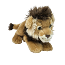 Ganz Webkinz Signature Brown + Tan Lion Stuffed Animal Plush Toy Gold WKS1018 - £37.21 GBP