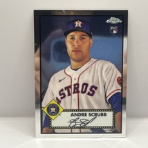 2021 Topps Chrome Platinum Anniversary Andre Scrubb Base RC #134 Houston Astros - £1.57 GBP