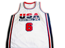 Patrick Ewing #6 Team USA Basketball Jersey White Any Size - £28.41 GBP+
