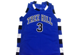 Lucas Scott #3 One Tree Hill Movie Basketball Jersey Blue Any Size - £28.14 GBP