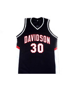 Stephen Curry Custom Davidson College Wildcats Basketball Jersey Black A... - £27.45 GBP+