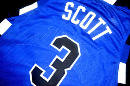 Lucas Scott #3 One Tree Hill Movie Basketball Jersey Blue Any Size image 4