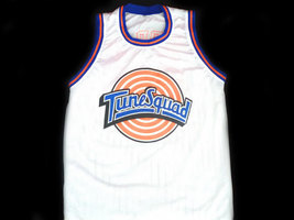 Daffy Duck #2 Tune Squad Space Jam Basketball Jersey White Any Size image 2