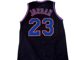 Michael Jordan #23 Tune Squad Space Jam Basketball Jersey Black Any Size image 2
