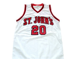 Chris Mullin Custom St John&#39;s University Basketball Jersey White Any Size - £27.51 GBP+