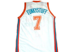 Funkystuff #7 Flint Tropics Semi Pro Movie Basketball Jersey White Any Size image 2