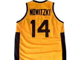 Dirk Nowitzki #14 Team Deutschland Germany Basketball Jersey Yellow Any Size image 2