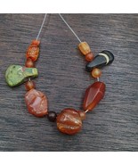 Amazing Ancient Yemeni RED Agate bead and venetian Glass pendants Lot - €64,15 EUR