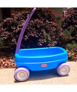 Little Tikes Lil Wagon Fun blue purple little fits Dolls toys plush Vintage - $171.39 CAD