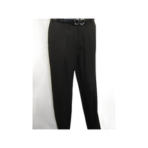 Men Silversilk 2pc walking leisure Matching Suit Italian woven knits 51011 Black image 8