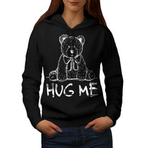 Wellcoda Hug Me Teddy Bear Womens Hoodie, Nice &amp; Casual Hooded Sweatshirt - £29.06 GBP