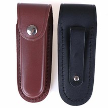 Fold Knife Holder Flashlight Belt Loop Case Leather Sheath Holster Pocke... - £9.11 GBP