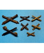 CIRCA 1905 – WWI - WWII, ARTILLERY, COLLAR AND SHIRT INSIGNIA, GROUPING ... - $25.00