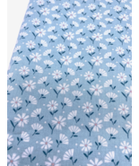 Brother Sister Fabric Blue White Daisy Floral Flower 36&quot;x44&quot; 1 Yard Uncu... - €23,46 EUR
