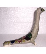 Tonala Mexican Handpainted &amp; Crafted Long Bird Art Pottery - $74.64