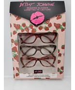 Betsey Johnson Designer Reading Glasses 1.50 NEW Eyeglasses - £20.52 GBP