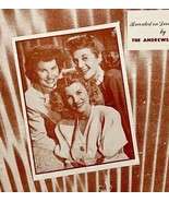 1947 Near You Andrews Sisters Sheet Music Goell Craig Antique - $28.05 CAD