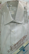 Men&#39;s Dress Shirt Long Sleeve Dress Shirt By Arrow  (Kent- size 16 Sleve... - $10.00