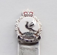 Collector Souvenir Spoon Canada Nova Scotia Cornwallis Naval Training Base WWII - £11.78 GBP