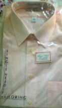 Men&#39;s Short Sleeve Dress Shirt By  Madison Avenue -Size 16 Color White - $10.95