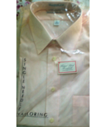 Men&#39;s Short Sleeve Dress Shirt By  Madison Avenue -Size 16 Color White - €8,59 EUR