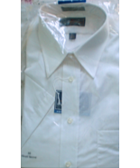 Men&#39;s Dress Shirt - Short Sleeve Dress Shirt By Arrow -Color White Size 16 - €8,59 EUR