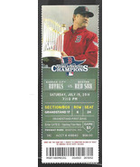 Kansas City Royals Boston Red Sox 2014 Ticket Mike Napoli HR Jarrod Dyso... - £2.31 GBP