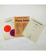 Set of 3 Music Sheets The Entertainer, Canadian Capers, Fascination - $14.08