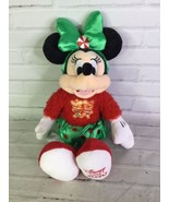Disney Store 2020 Minnie Mouse Holiday Cheer Christmas Plush Stuffed Ani... - £19.36 GBP